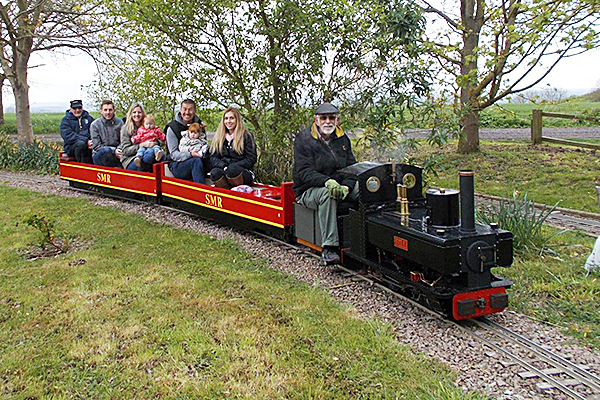 Model steam trains in Bedfordshire
